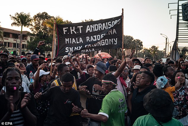 The protests have been led by young Madagascans who have been inspired by similar demonstrations in Nepal and Sri Lanka
