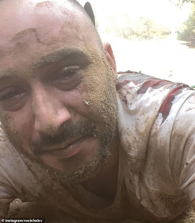 He only managed to survive when he pretended he was dead after he was shot in the back