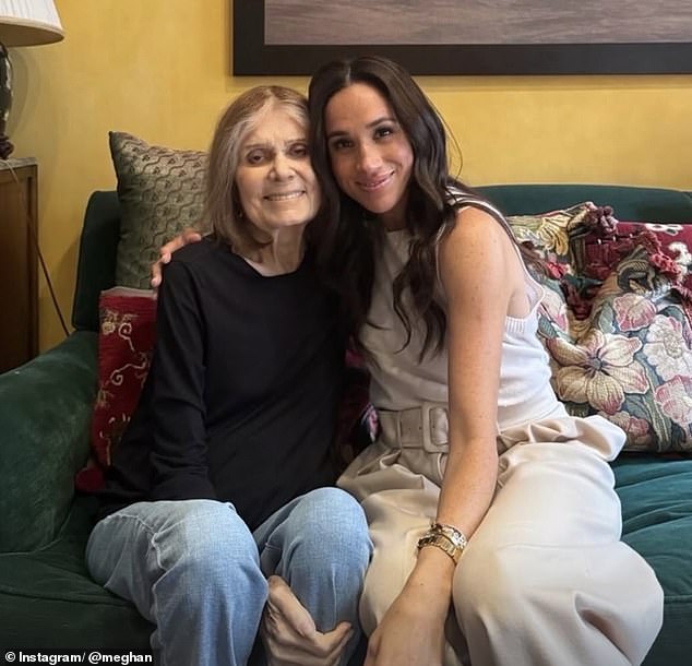 She shared an image with her close friend and social activist Gloria Steinem on Instagram earlier this year
