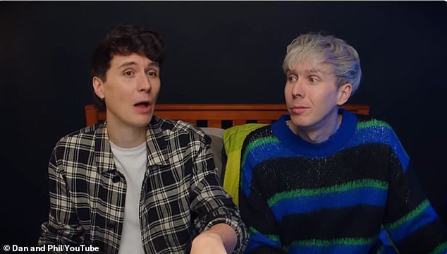 In his mid-20s, Howell admitted he was so 'deep in the closet' that he 'felt we had to hide the relationship because I was still hiding who I was to my friends, family, myself'