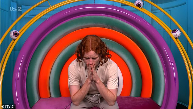 The 23-year-old parish counsellor had been ousted from the spy house for 'repeated use of unacceptable language and behaviour' according to bosses in a statement