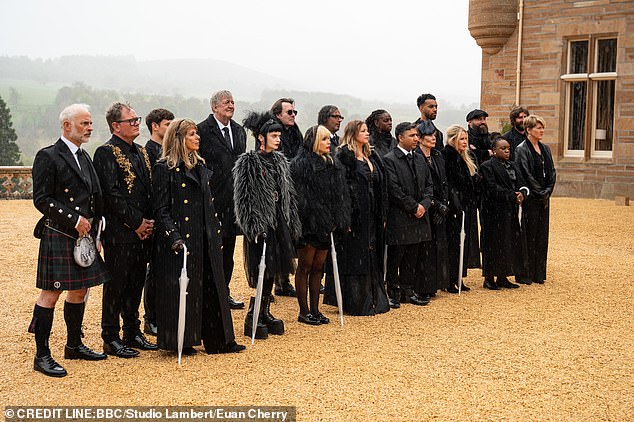 The chat show host, 64, is one of the 19 famous faces that headed to Ardross Castle in the Scottish Highlands earlier this year for the first celebrity spin-off series