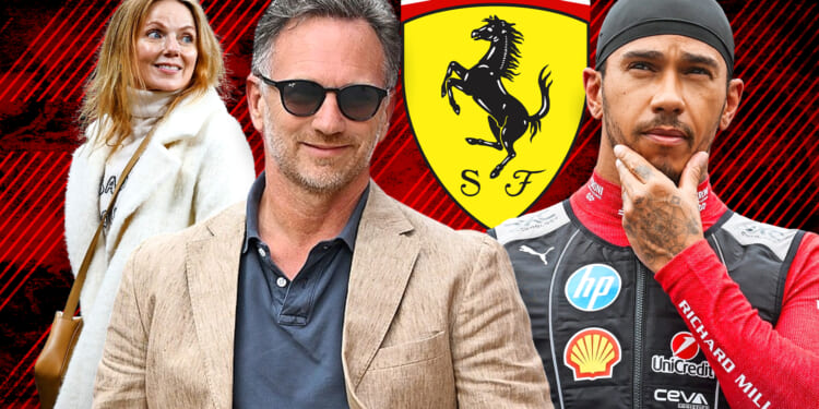 Ferrari's two-year Christian Horner hunt revealed as Geri Halliwell backs move that 'risks Lewis Hamilton's future'