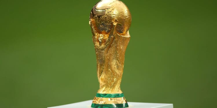 World Cup qualifier plunged into chaos as NINE police officers storm dressing room to detain player