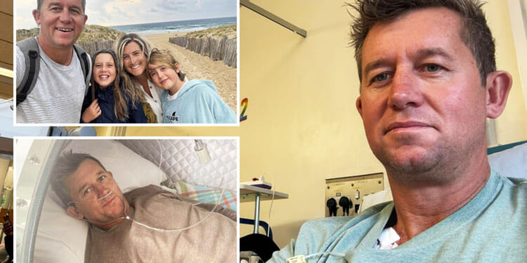 'Fit and healthy' dad, 41, battling stage four cancer after GP prescribed him OTC heartburn meds