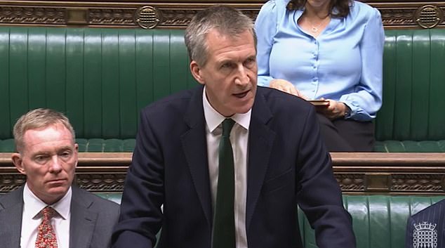 Security Minister Dan Jarvis last night said Mr Collins was the lead liaison with the Crown Prosecution Service before it collapsed amid claims the Government did not provide the required evidence China that is a threat to the UK.