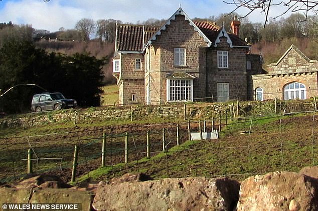 Mr Marsden - who was from the Forest of Dean - had been using a quad bike to spray weed killer when he fell from the vehicle at the home (pictured) belonging to the couple in April 2020