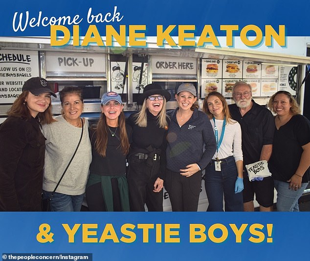 Keaton hired The Yeastie Boys several times for events benefitting The People Concern