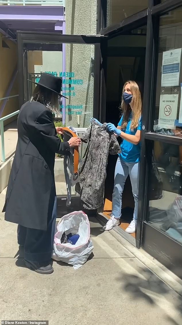 At a time when the world was reluctant to see one another in person, Keaton continued giving back to those in need