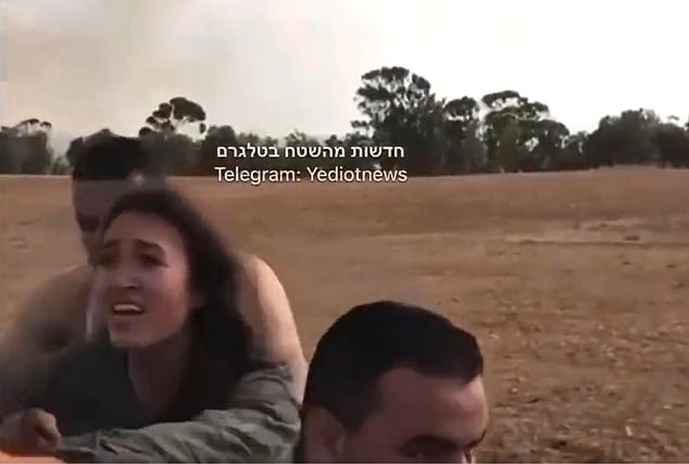 The moment Noa Argamani and Avinitan Or last saw each other was filmed by Hamas, with a video showing Argamani being dragged away from Or on a motorbike