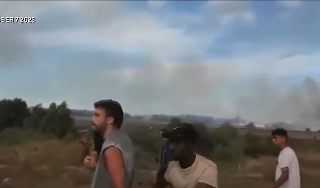 Or is shown in this video grab being led away by Hamas militants