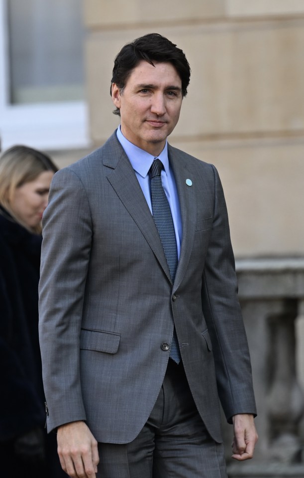 Canadian Prime Minister Justin Trudeau at the Ukraine-focused leaders' summit in London.