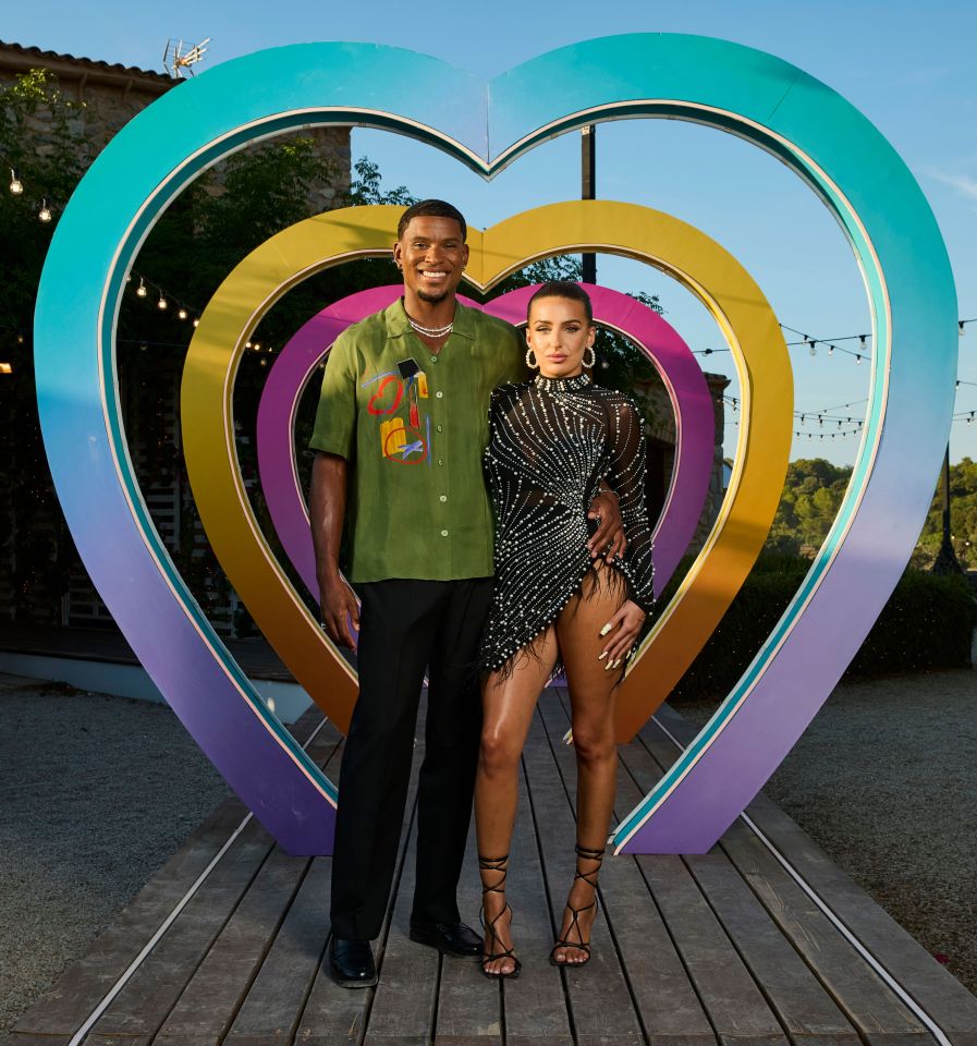 Toni Laites and Cach Mercer at the Love Island finale.