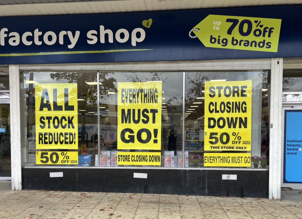 High street bargain chain launches new up to 50% closing down sale as over 30 shops to shut for good