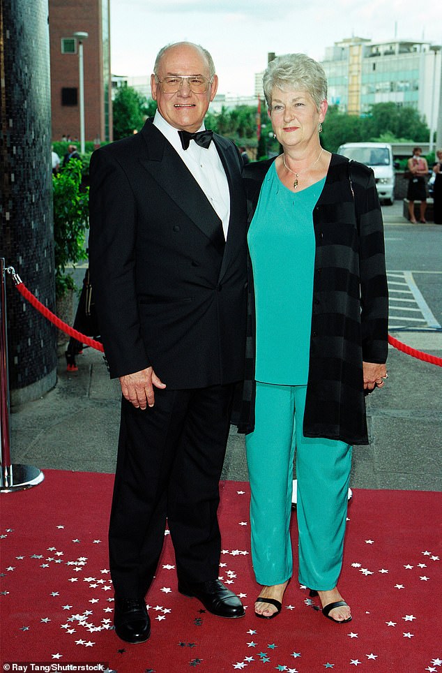 His family added: 'We would like to thank the NHS staff at Eastbourne District General Hospital for their incredible care during his final hours, and to everyone at Eastbourne Gardens nursing home for the care and compassion they have given dad over the past two months'