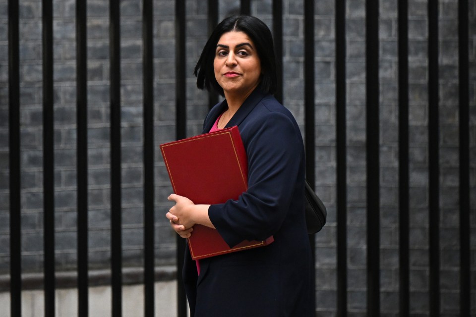 Home Secretary Shabana Mahmood arriving at 10 Downing Street.