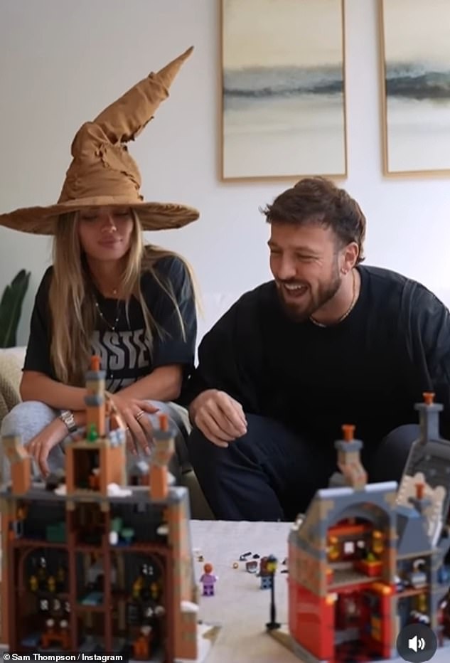 Sam debuted his new romance on social media on Monday as he shared an Instagram video with Talitha