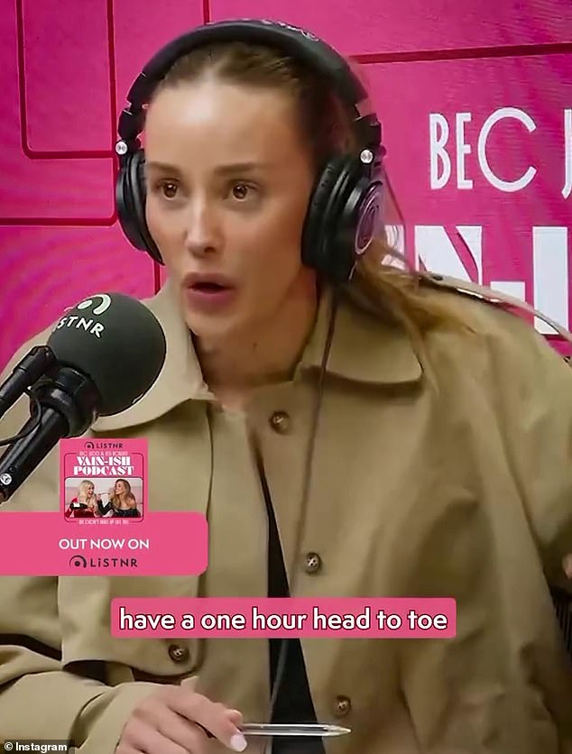 It comes after Bec Judd (pictured) shared some secrets about her image as a glamorous influencer and fashion designer