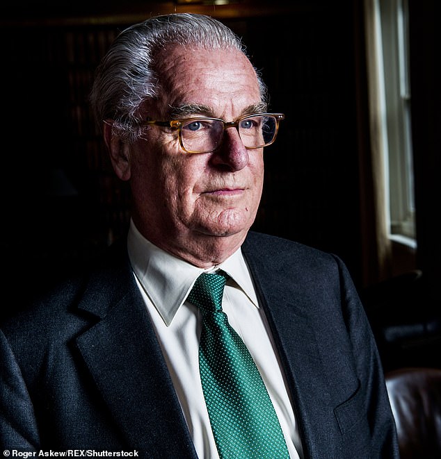 Further sources told her that Mrs Thatcher had an 'extracurricular friendship' with Lord Bell, Mrs Thatcher's head of PR, pictured in 2014