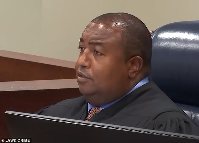 Circuit Judge Stephen Everett (pictured on Monday) had no patience for her lack of accountability and called her out for showing an 'utter lack of remorse'