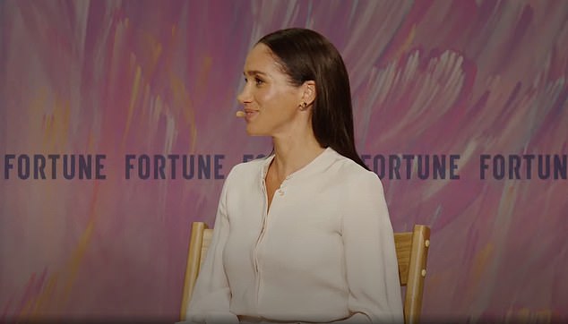 Meghan Markle spoke at the Fortune's Most Powerful Women summit in DC yesterday