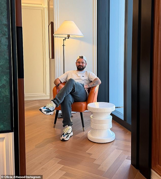 Less than 24 hours later, Olivia uploaded a 'dump' on Instagram featuring a photo of Bradley, who commented: 'I made it. Life completed'