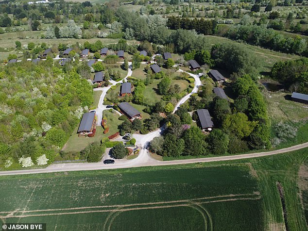 The occupants of the 20 lodges, worth around £250,000 each, claimed Mr Saunders wanted to evict them so that she could take advantage of a £20 million deal to develop the site and surrounding land