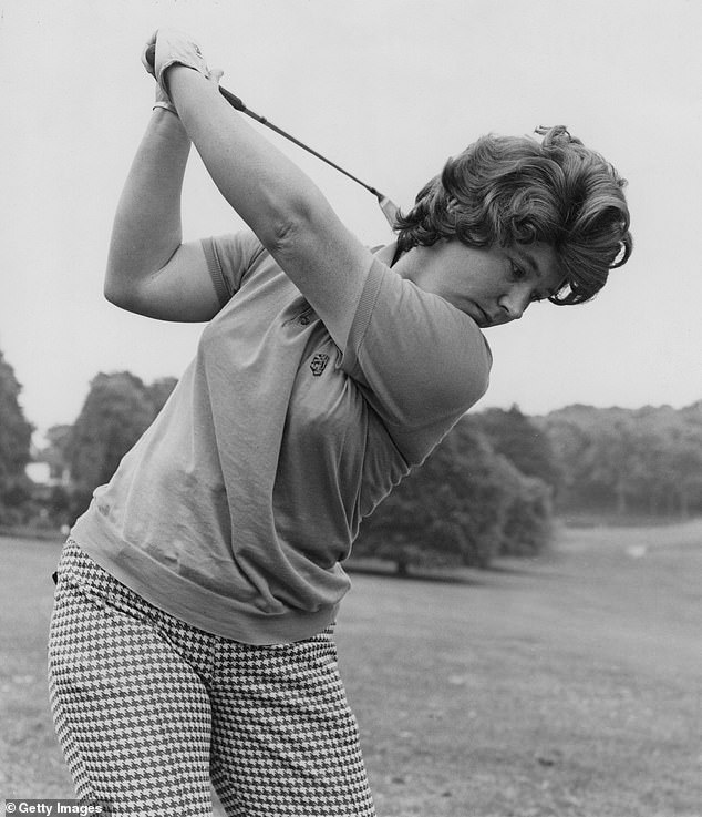 Ms Saunders won the Women’s British Open in 1977 and qualified as a solicitor in the 1980s