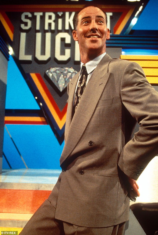 Barrymore was a household name in the 1980s and '90s thanks to his presenting roles on mainstream TV - among them the hugely popular game show Strike It Lucky (pictured)