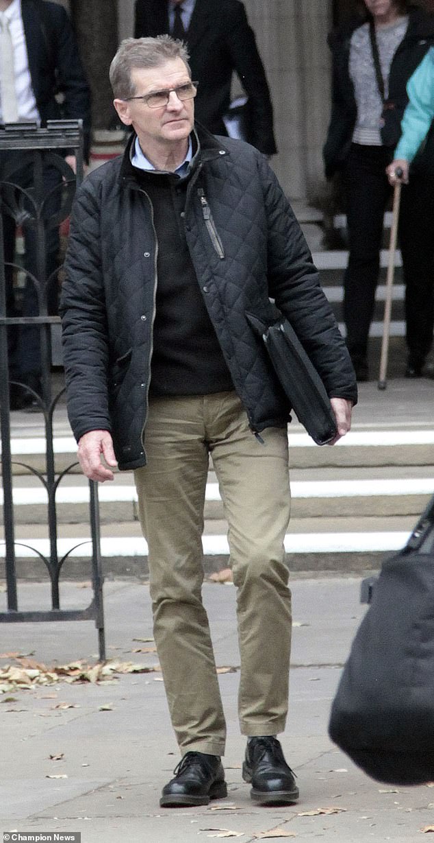 Ian Brodrick, 64, who Mrs Hayes accused of knocking her down and kicking her during a 2018 confrontation