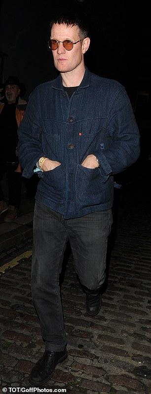 Matt was among the celebrity guests at Marylebone venue Chiltern Firehouse in September as Noel hosted an exclusive party to celebrate the conclusion of his UK shows with Oasis (pictured)