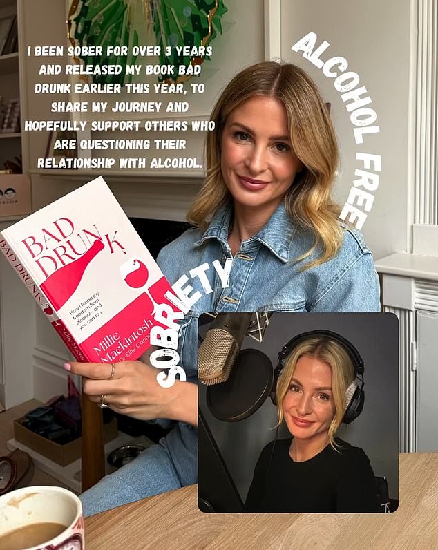 Millie has certainly not been shy about previous difficulties with drink and drugs, some of which she outlined in her book, Bad Drunk: How I Found Freedom From Alcohol back in January