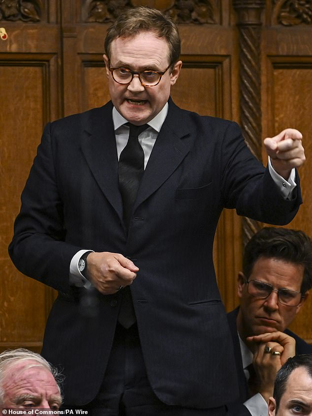 Former security minister Tom Tugendhat publicly confirmed Mr Cummings's version of events, telling LBC Radio: 'Yes... I don't want to go into the details, but the gist of what Dominic Cummings has put out is correct.'