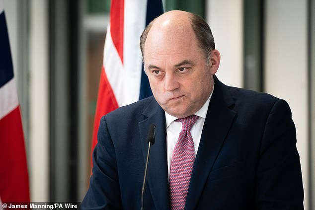 Former Tory Cabinet minister Sir Ben Wallace declined to comment on the specific claim made by Mr Cummings but denied the previous government had 'covered up' Chinese spying to avoid embarrassment