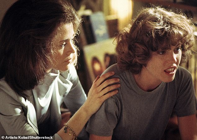 The film was set in California and is centered around a woman whose husband is a Marine officer fighting in Vietnam falls in love with a former high school classmate who suffered a paralyzing combat injury in the war (Milford pictured with Jane Fonda in the flick)