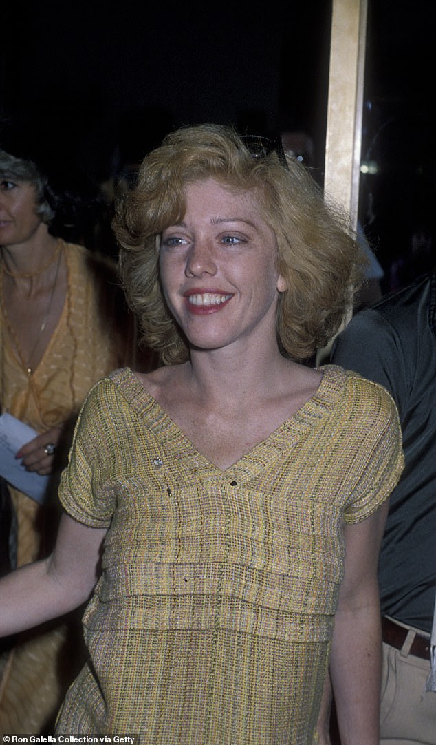 Her acting career in New York began in 1971 where she starred opposite Richard Gere in an Off-Broadway production of Long Time Coming And A Long Time Gone which was based on the life of musician-novelist Richard Farina (she is pictured in LA back in April 1979)