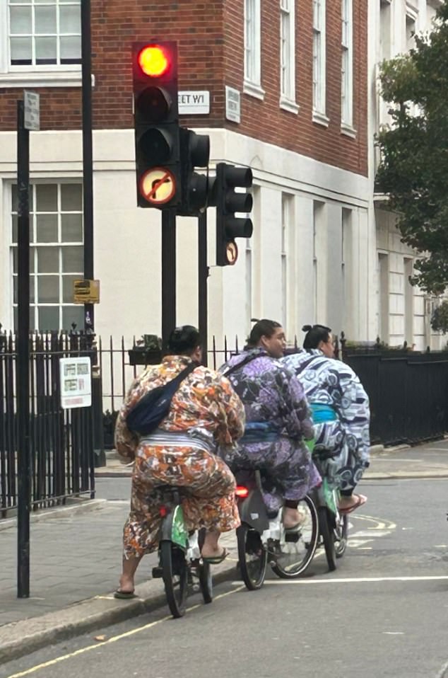 The capital is hosting only the second ever professional sumo wrestling event held outside Japan