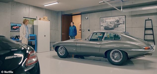 One of the most memorable sequences sees the Jaguar suffer comic destruction, from a shattered rear window to a flaming dashboard and even a diamond cutter slicing through its bodywork