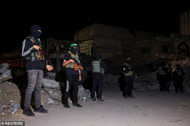 The IDF confirmed that it collected two caskets containing the apparent bodies of hostages from Hamas in Gaza City earlier this evening