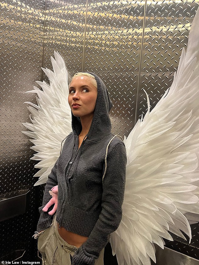 It comes as Iris has been getting ready for her first ever Victoria's Secret catwalk, confirming her appearance in the iconic lingerie show earlier this week