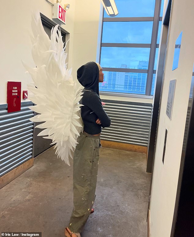 The model confirmed her appearance in the fashion show after she hinted she was taking part by sharing pictures of herself wearing huge angel wings