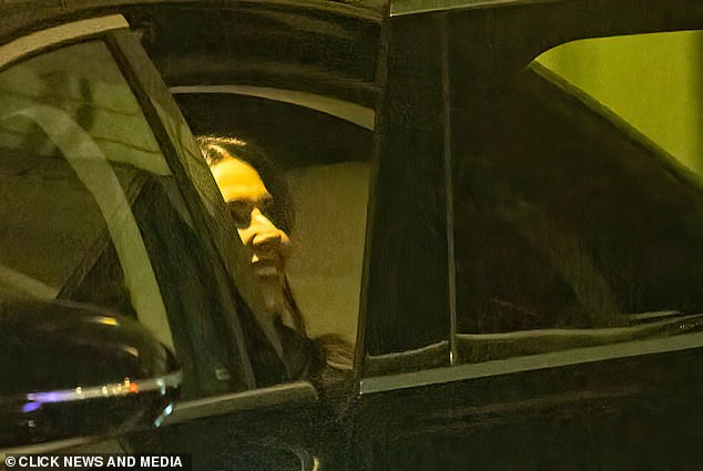 Cheryl beamed at her friends as she climbed into her car and was driven home