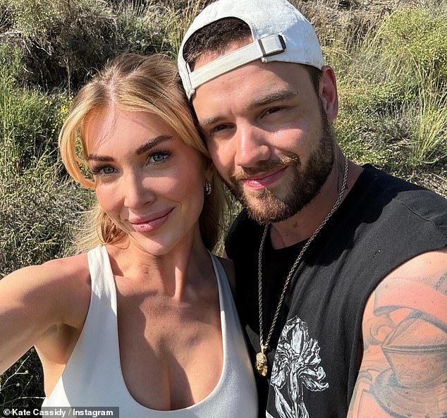 In contrast to Cheryl, Liam's girlfriend Kate Cassidy has been very public in her grief for the star