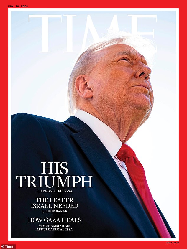 Mr Trump this week complained about Time magazine¿s cover image of him for 'exaggerating' his baldness