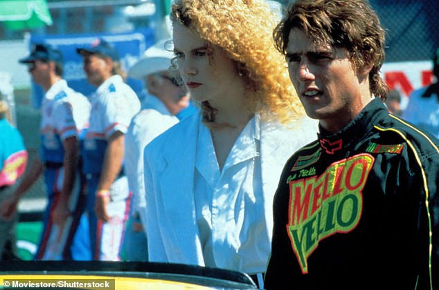 Cast as Tom Cruise's love interest in 1990 film Days Of Thunder (pictured), Nicole Kidman soon found herself in an altogether different role, as her co-star's real life second wife