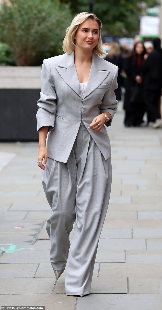 On Thursday, Molly-Mae was seen arriving at Selfridges with her family for a private screening for her Amazon Series