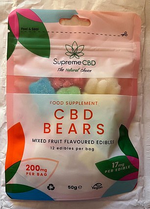 Supreme CBD's 'CBD Bears', sent to us by the company after we enquired on behalf of an autistic nine-year-old about treatments