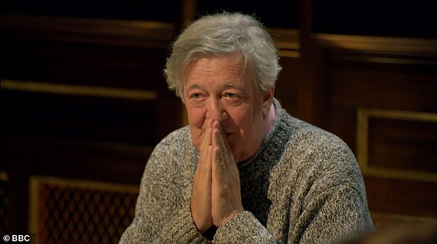 Gutted, Stephen Fry said: 'Oh my god how are we so useless, we've lost a great Faithful. What have we done'