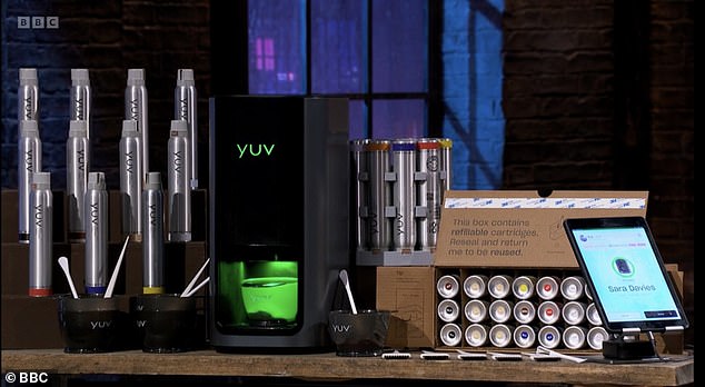 This not only cuts down on waste and saves valuable time but also tracks colour usage through an app - similar to a printer's ink subscription service