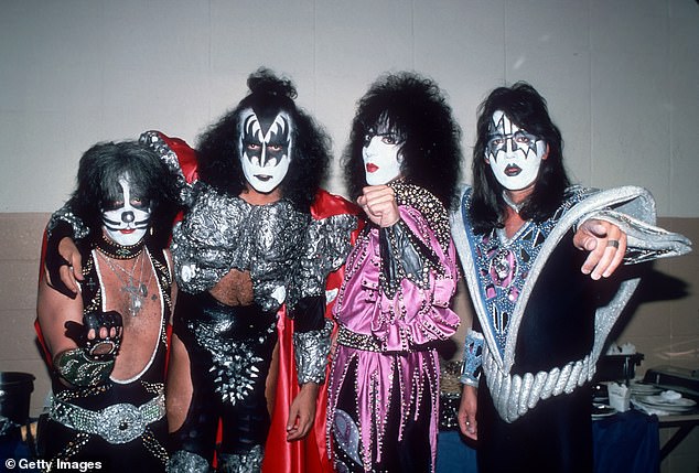 Frehley passed away at the age of 74 on Thursday after suffering a brain bleed that left him on life support; KISS band seen in 1979